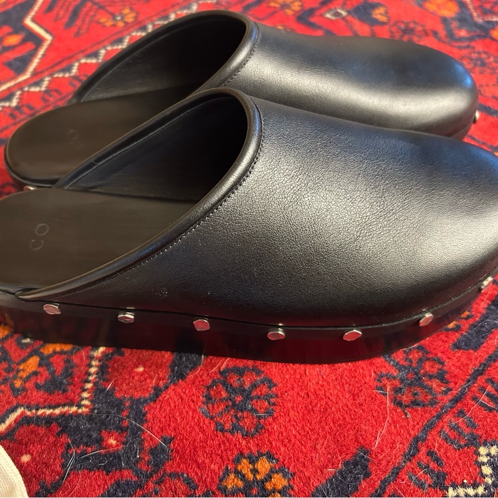 Co Studded Platform Leather Clogs 38
Made in Italy